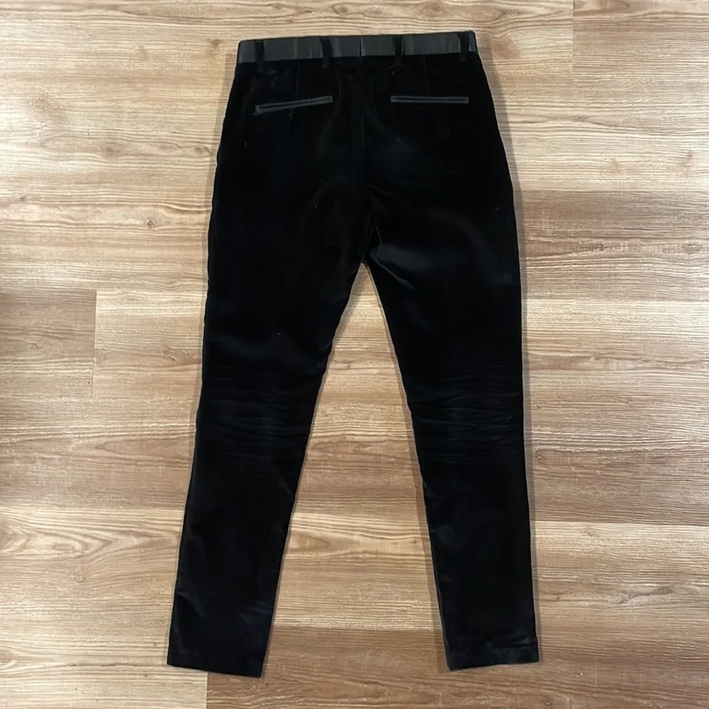 Scotch & Soda black velvet slacks // Stuart fit - Picture 3 of 5